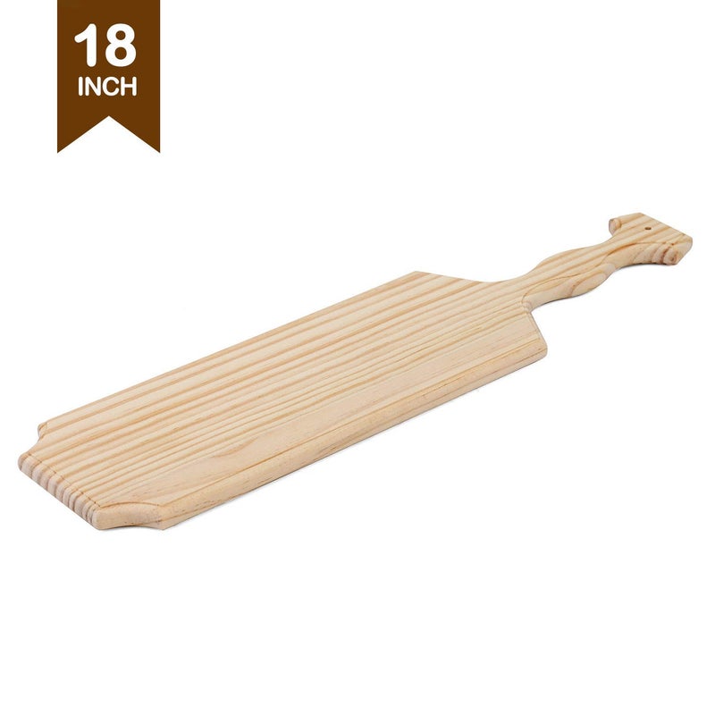BATTIFE 18Inch Sorority and Fraternity Paddles 2Pack, Unfinished Pine Wood Paddle for Greek, Frat Solid Wooden Paddle - Image 4